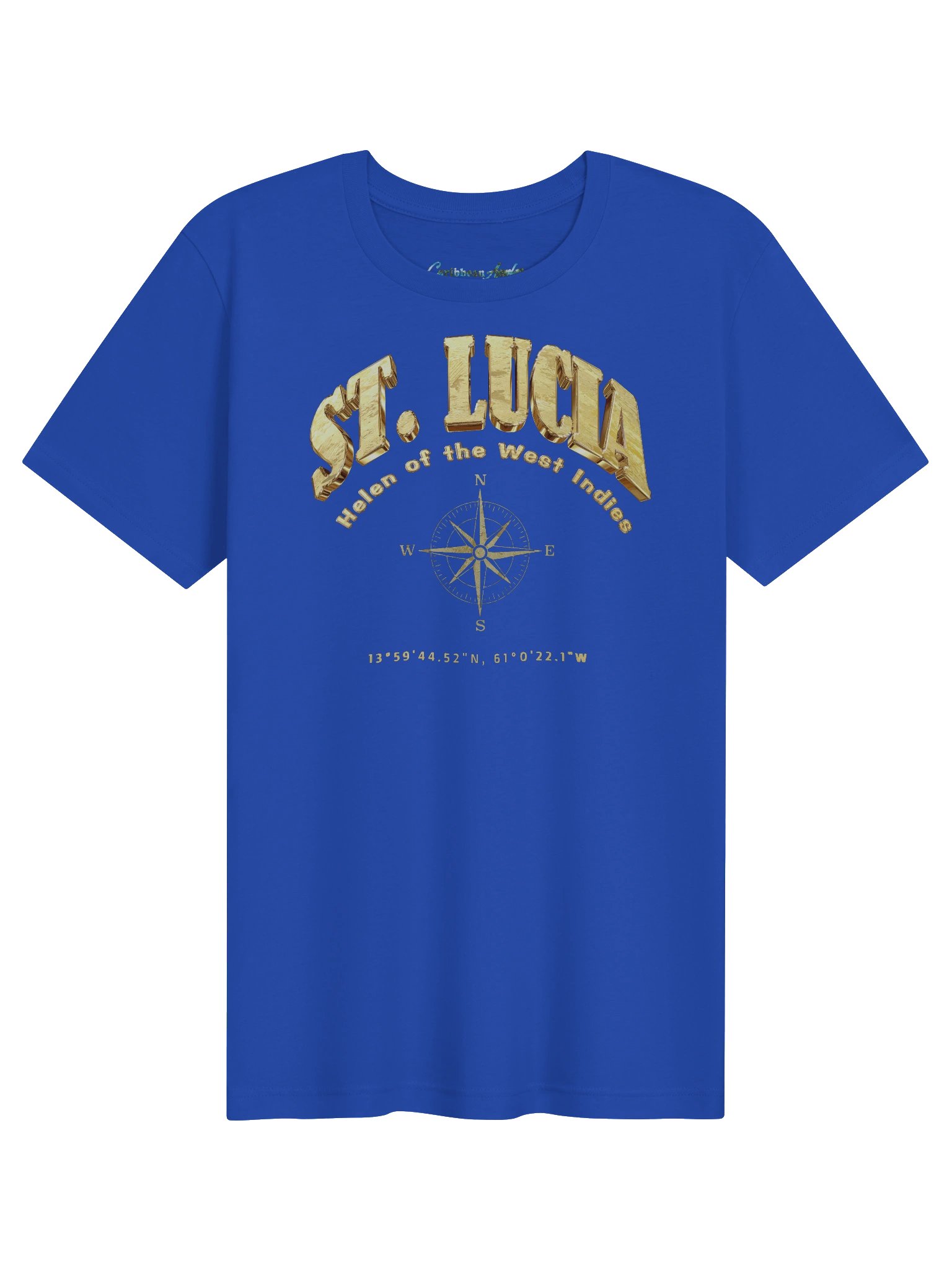Compass - St. Lucia - Vintage Gold | Supersoft T-Shirt product image (1)