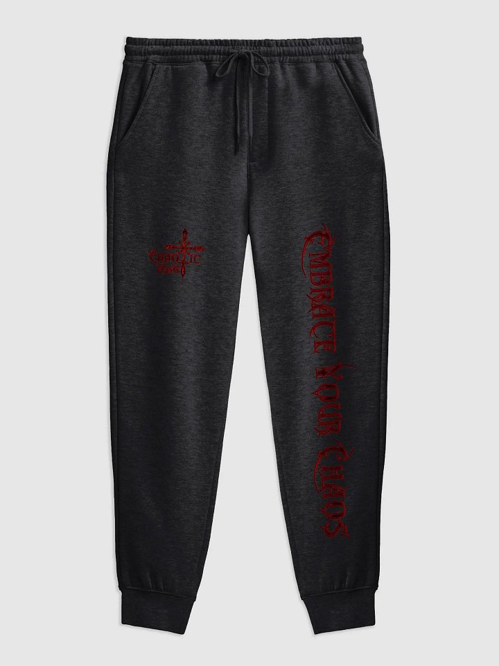 Chaotic Neutral Gothic Fleece Joggers product image (2)
