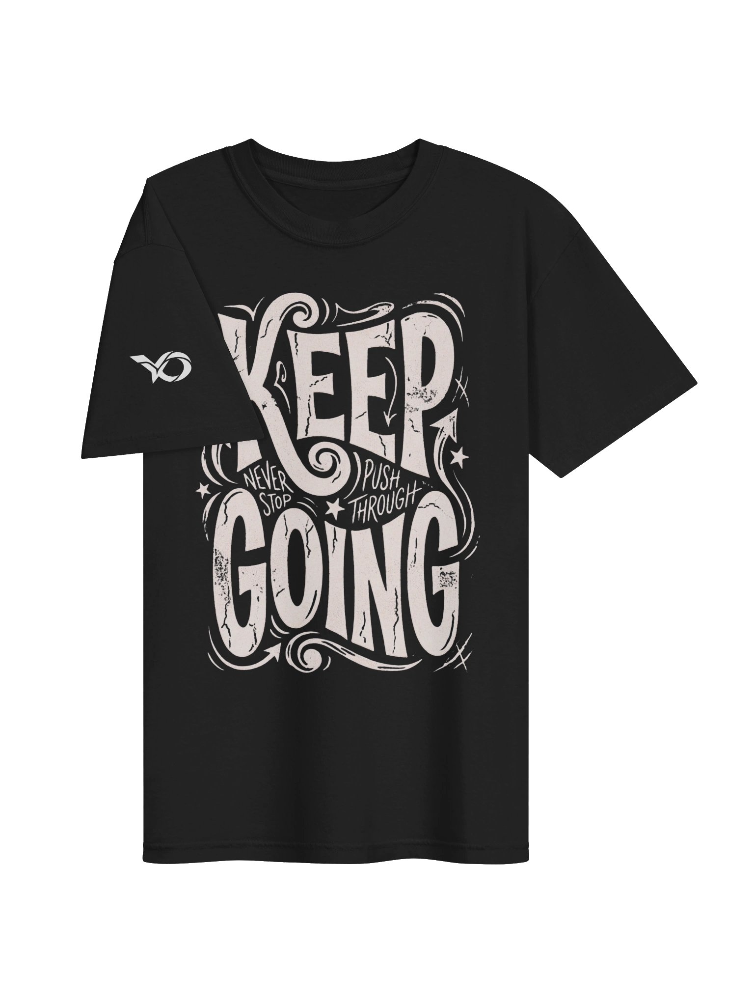 Keep Going — Vintage Motivational Typography Tee product image (8)