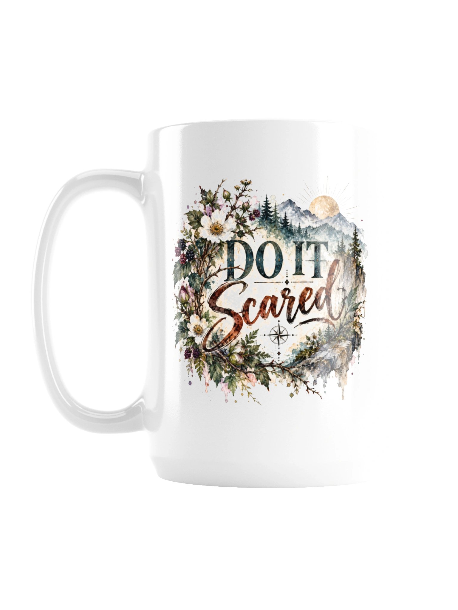Do It Scared 15 oz Ceramic Mug product image (2)