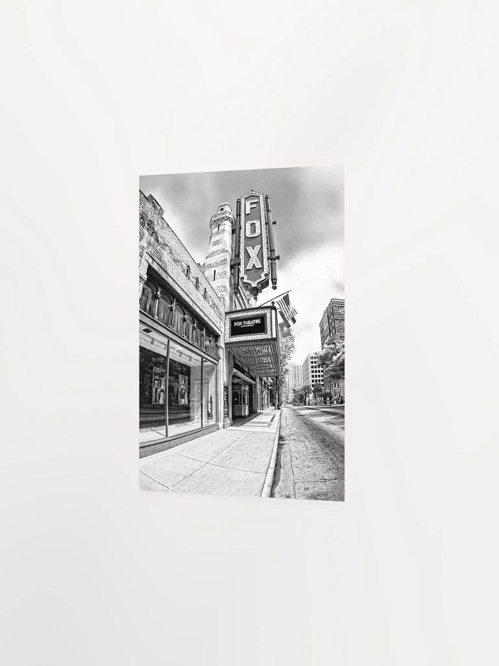 The Fox Theatre – Atlanta Black And White Studio Art Print product image (2)