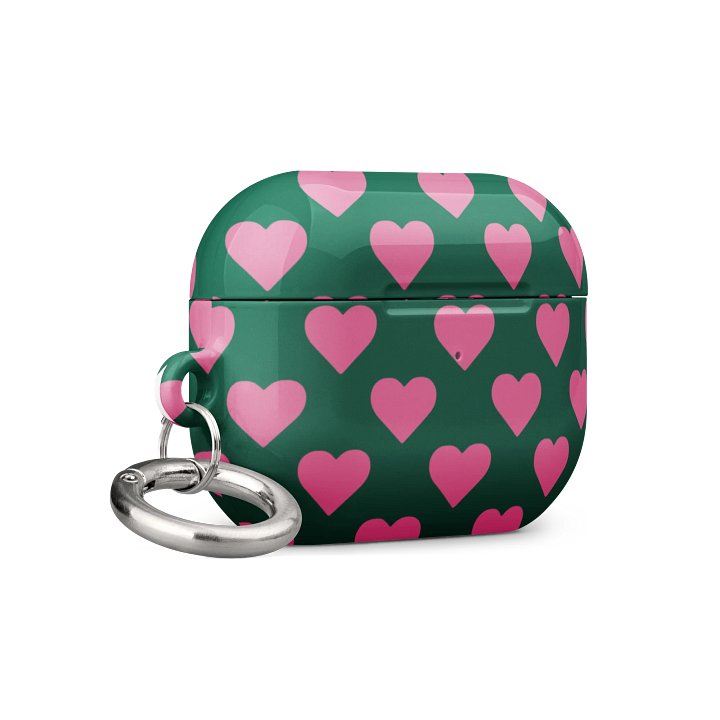 Bubblegum & Forest Just Hearts - Airpods Case product image (2)