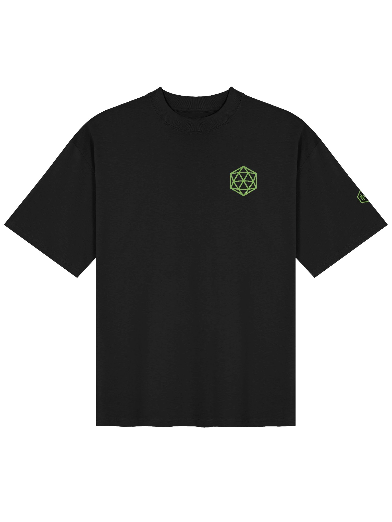 The d20 Oversized Organic T-Shirt product image (1)