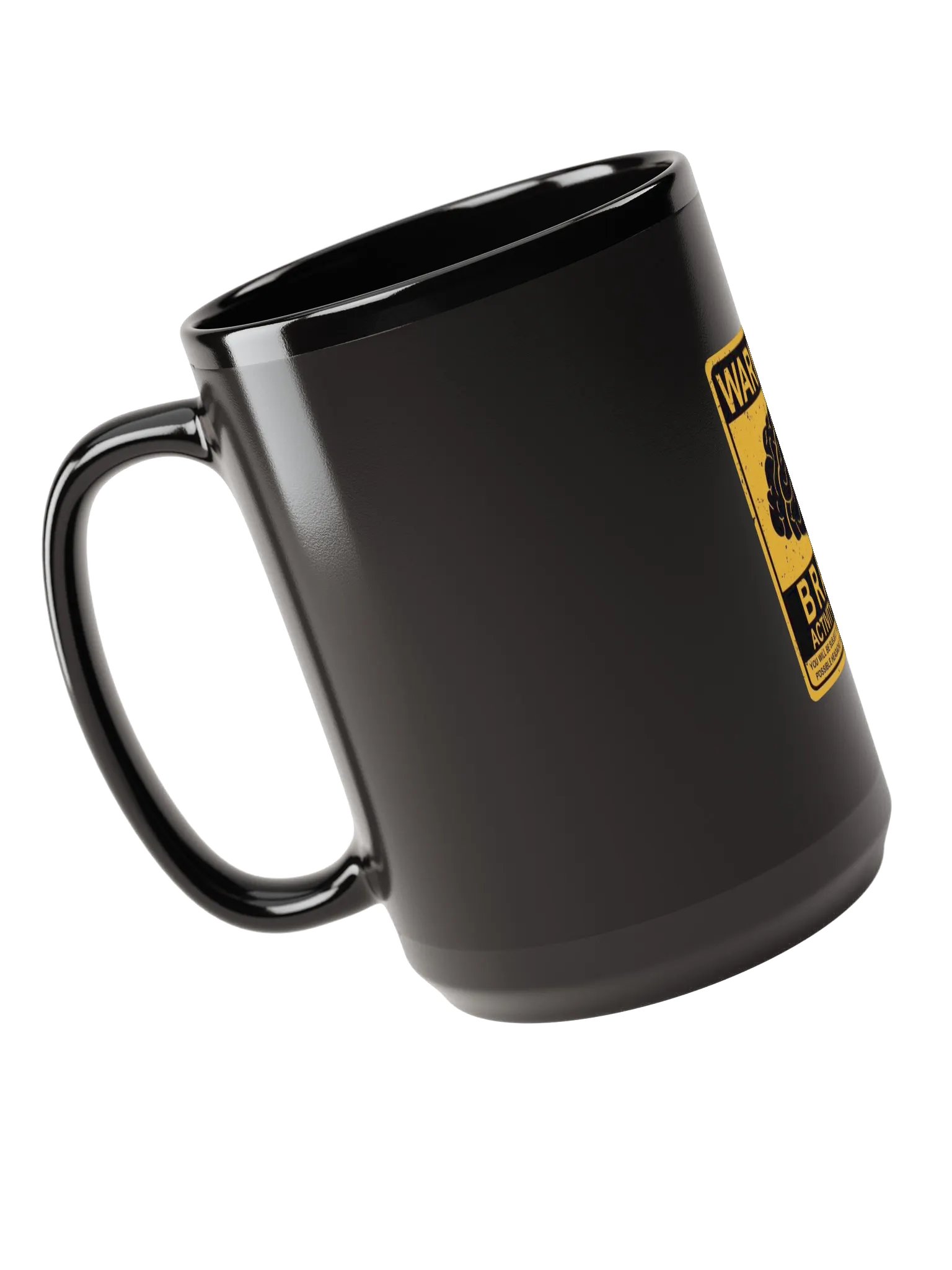 Black Glossy Mug (Sip Danger ☢ ) product image (2)
