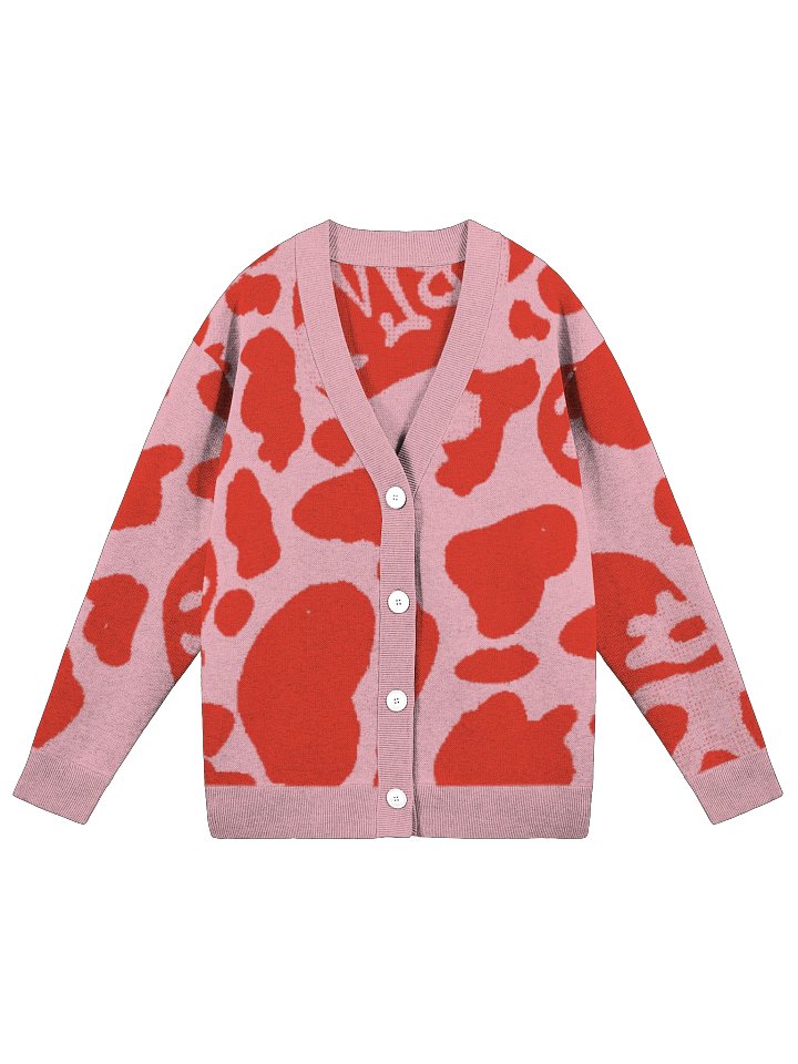 BLVD Cardigan Pink & Red product image (4)