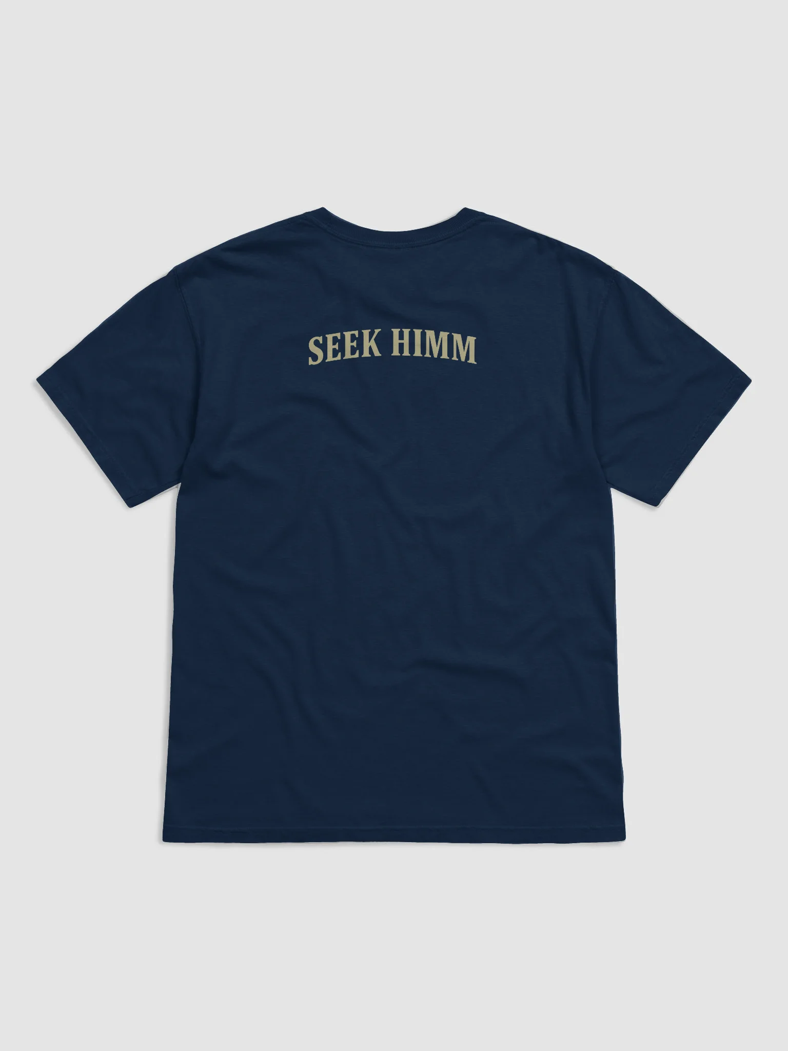Seek Himm™ [Navy Blue] Heavy Tee — (His Infinite Mercy & Majesty) product image (2)