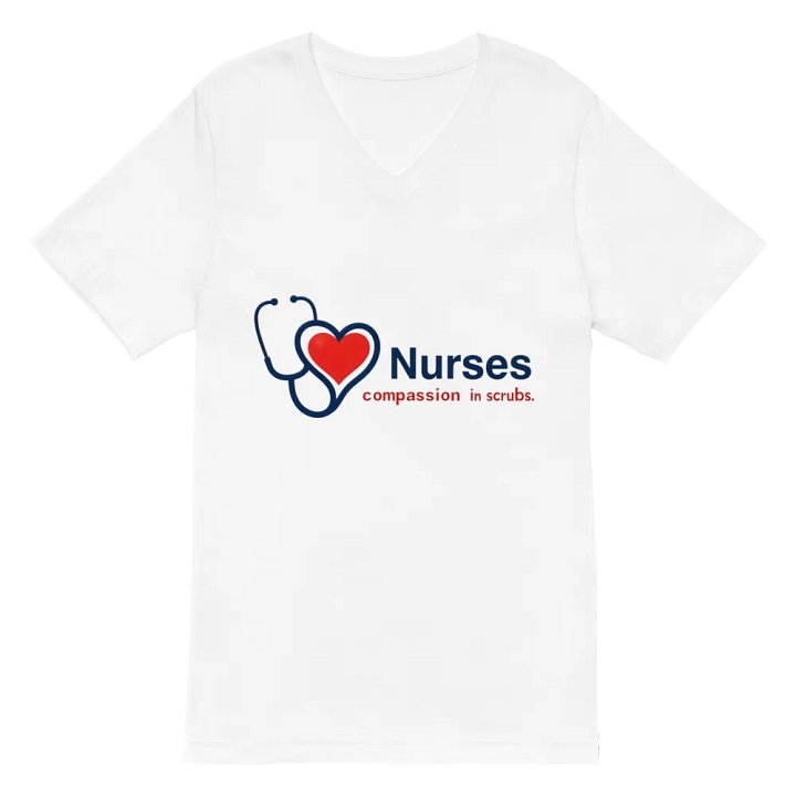 Compassion in Scrubs Heart Logo T-Shirt product image (2)