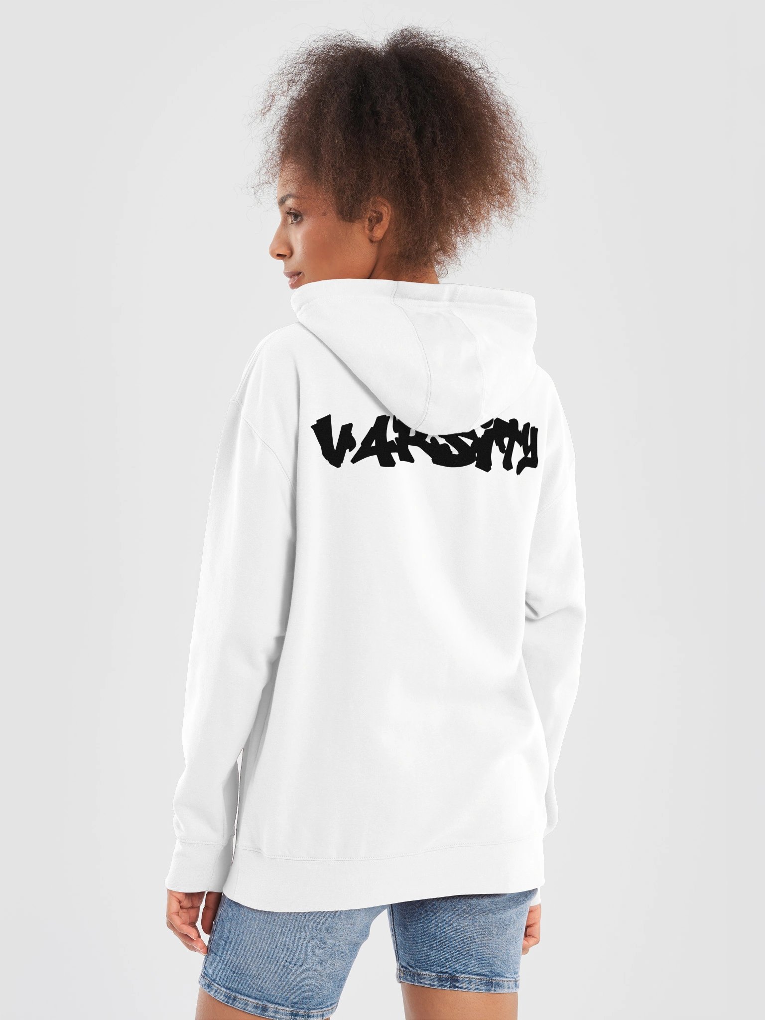V4RSITY Essentials Hoodie (White) product image (6)