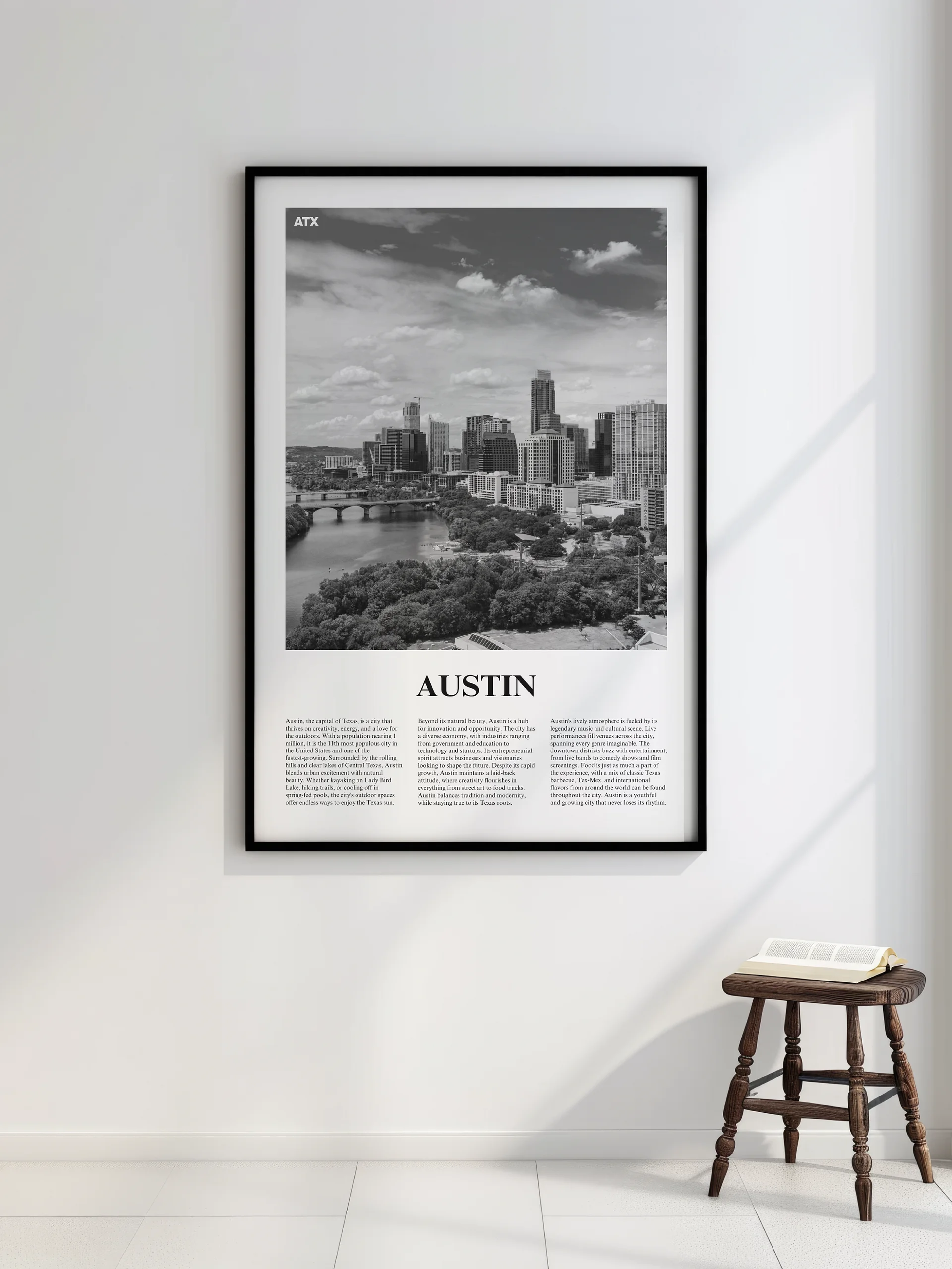 Austin 01 Newspaper Poster product image (2)
