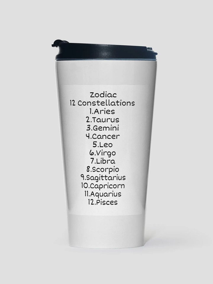 Zodiac 12 Constellations Travel Mug product image (1)