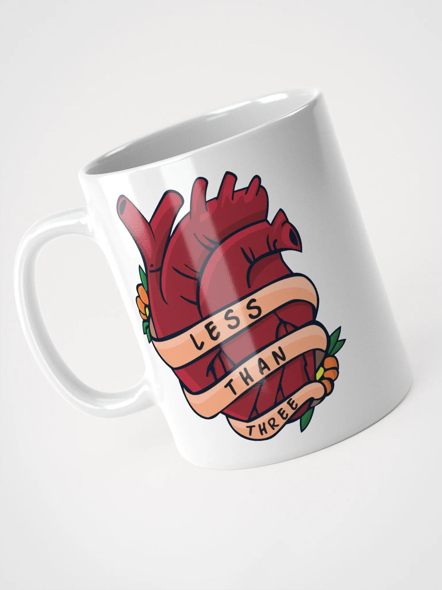 Less Than Three - Mug (Left Handle) product image (4)