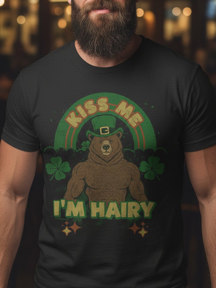 Kiss Me I'm Hairy T-Shirt product image (2)