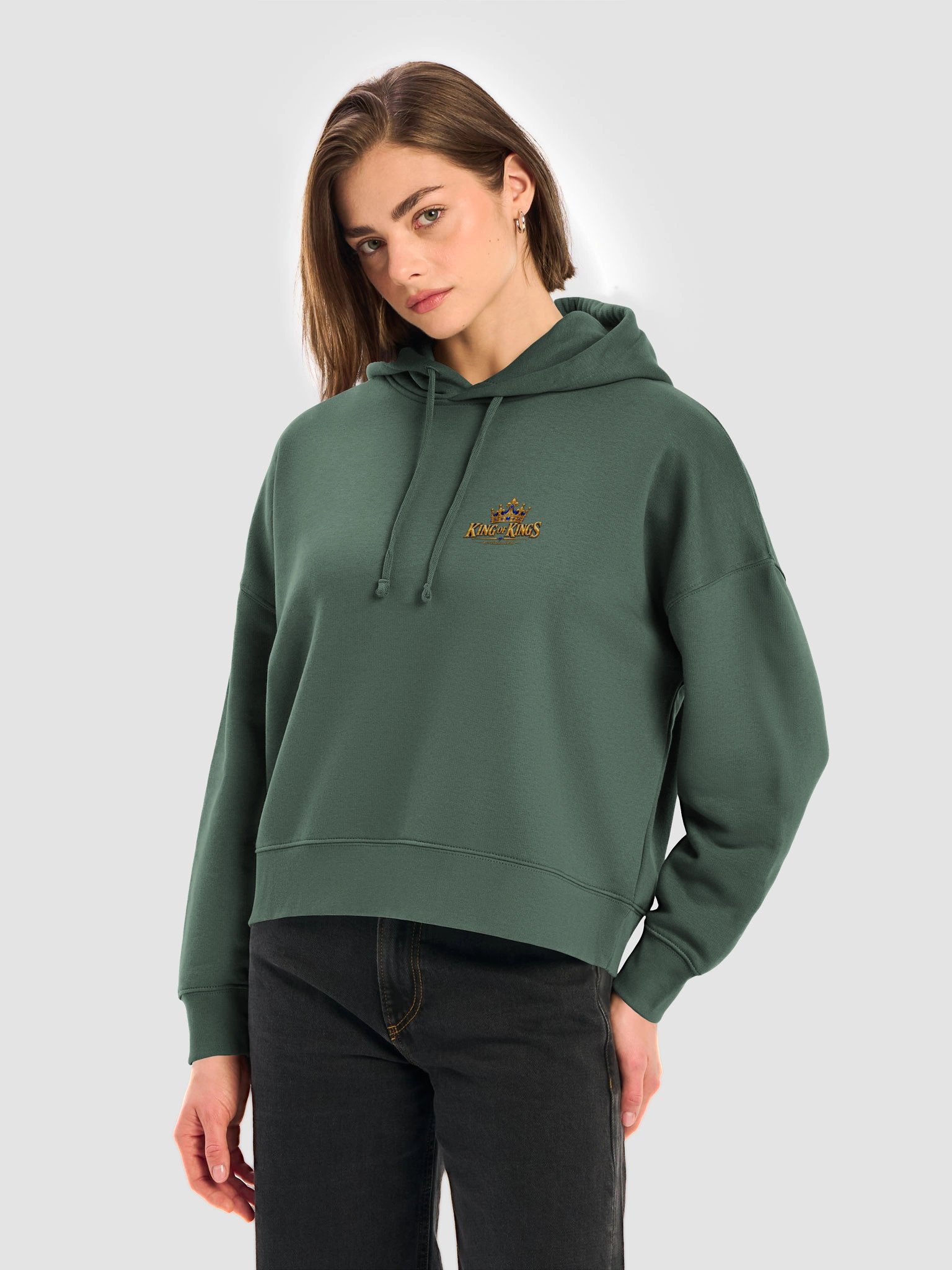 Women’s Jesus Is King Hoodie – King of Kings Christian Sweatshirt product image (18)