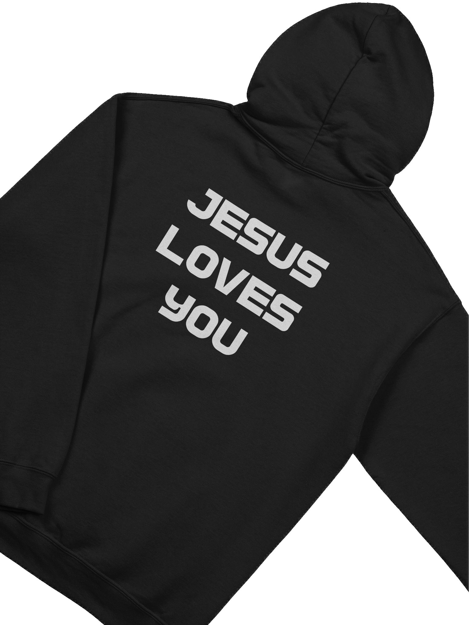 YHWH Bold Faith Hoodie - "Jesus Loves You" product image (1)