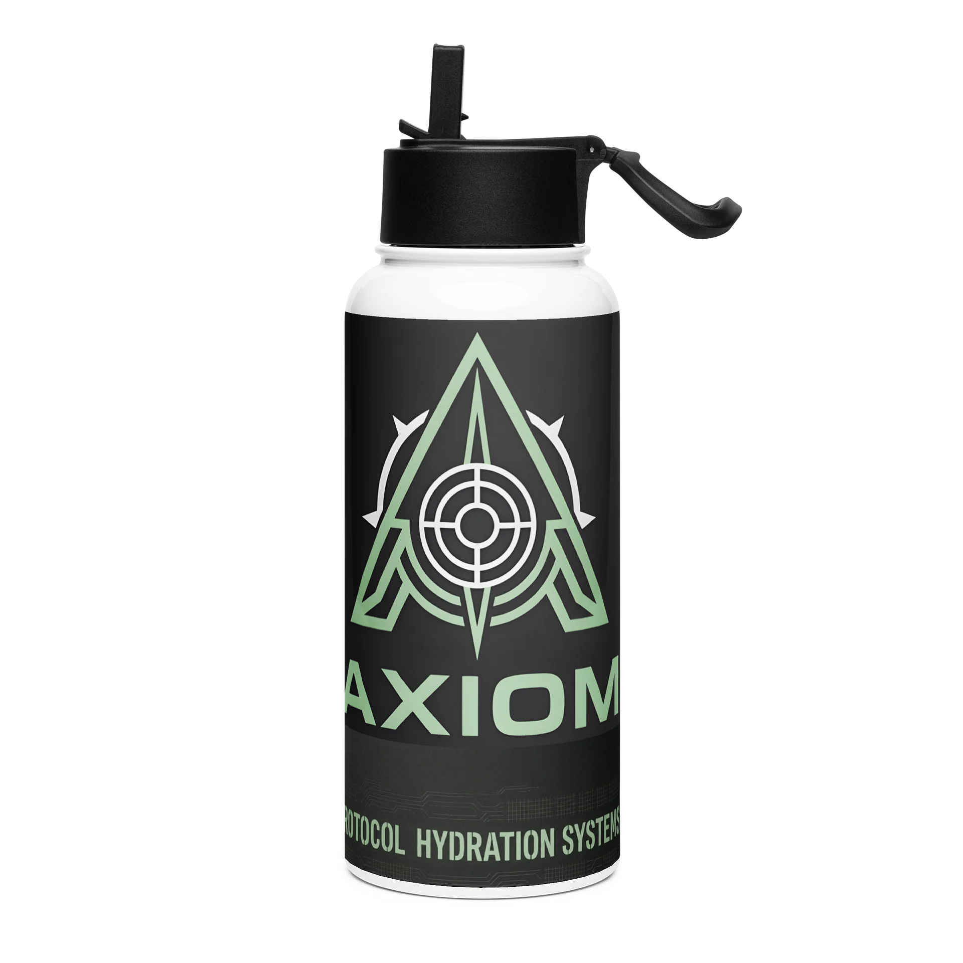 Axiom Studio | Protocol Hydration Systems Steel Water Bottle & Straw product image (1)