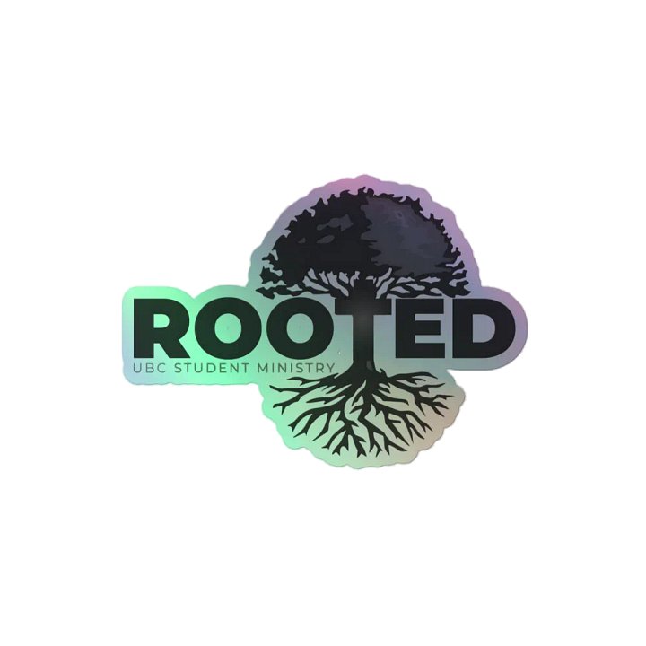 Rooted Student Ministry Holographic Sticker Sheet product image (2)