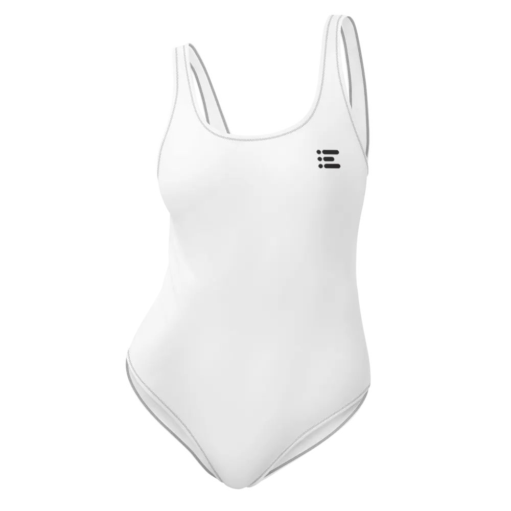 All-Over Print One-Piece Swimsuit w/ Left Logo product image (11)
