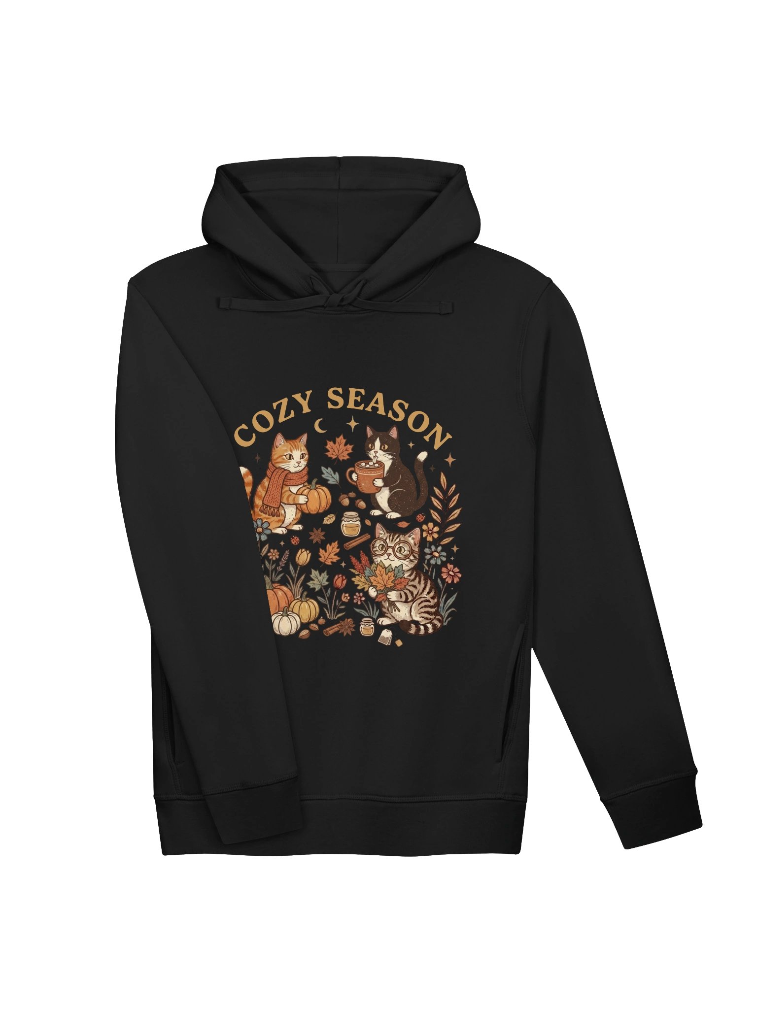 Autumn Cats Hoodie – Cute Cat Lover Hoodie product image (3)