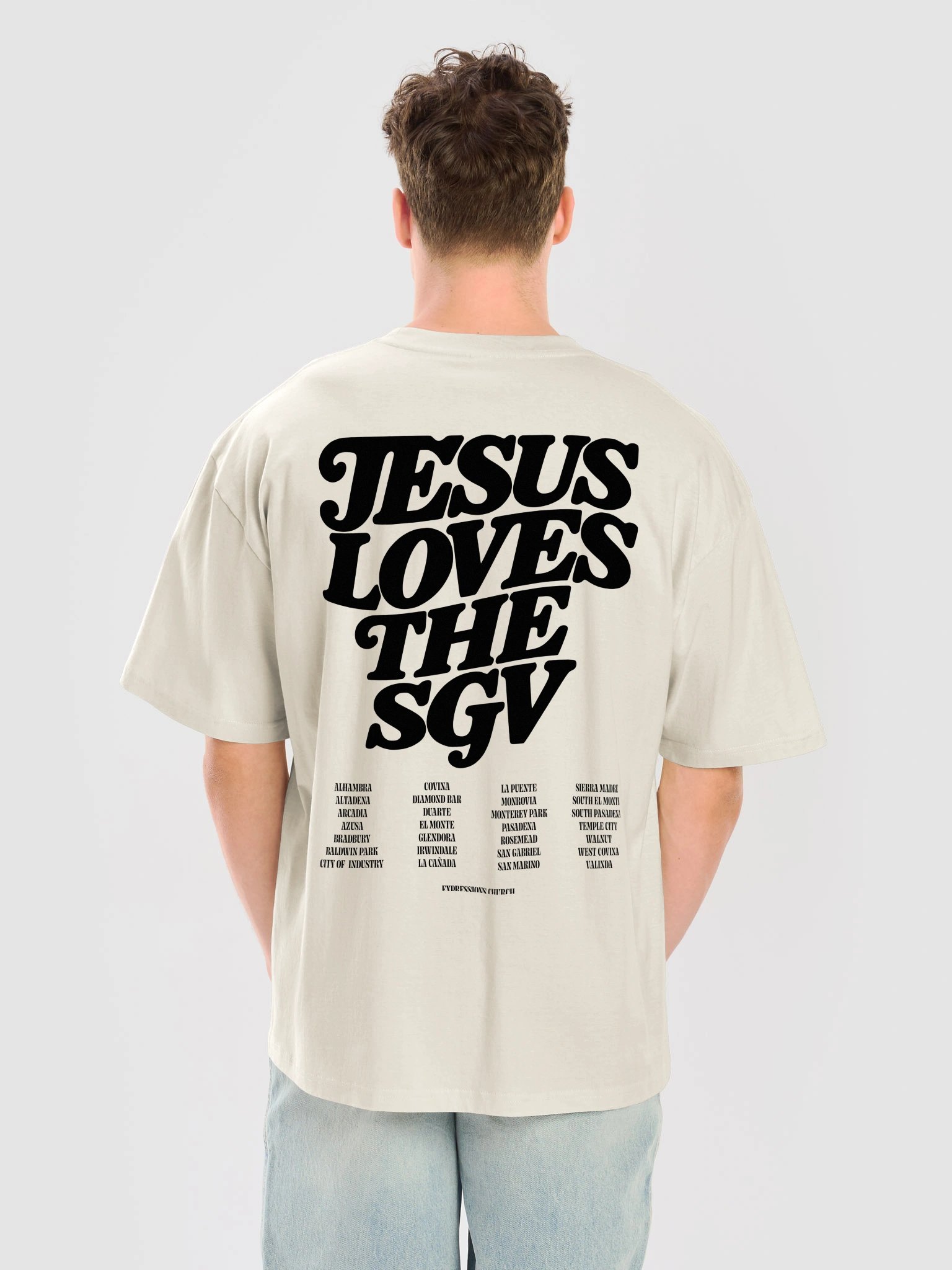 Jesus Loves the SGV Oversized Tee product image (11)