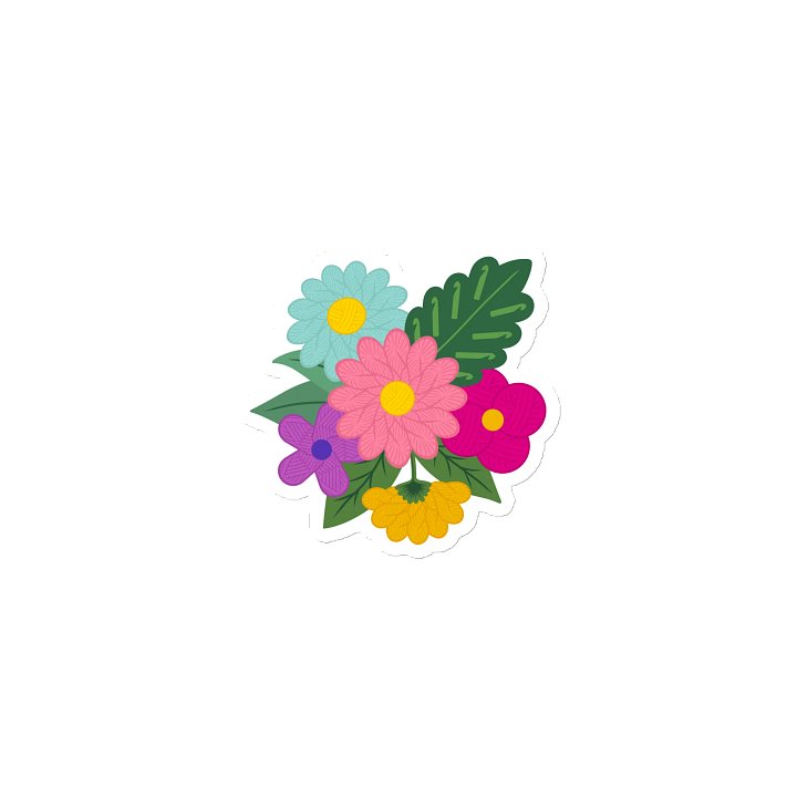 Floral Yarn Magnet - Crochet product image (1)