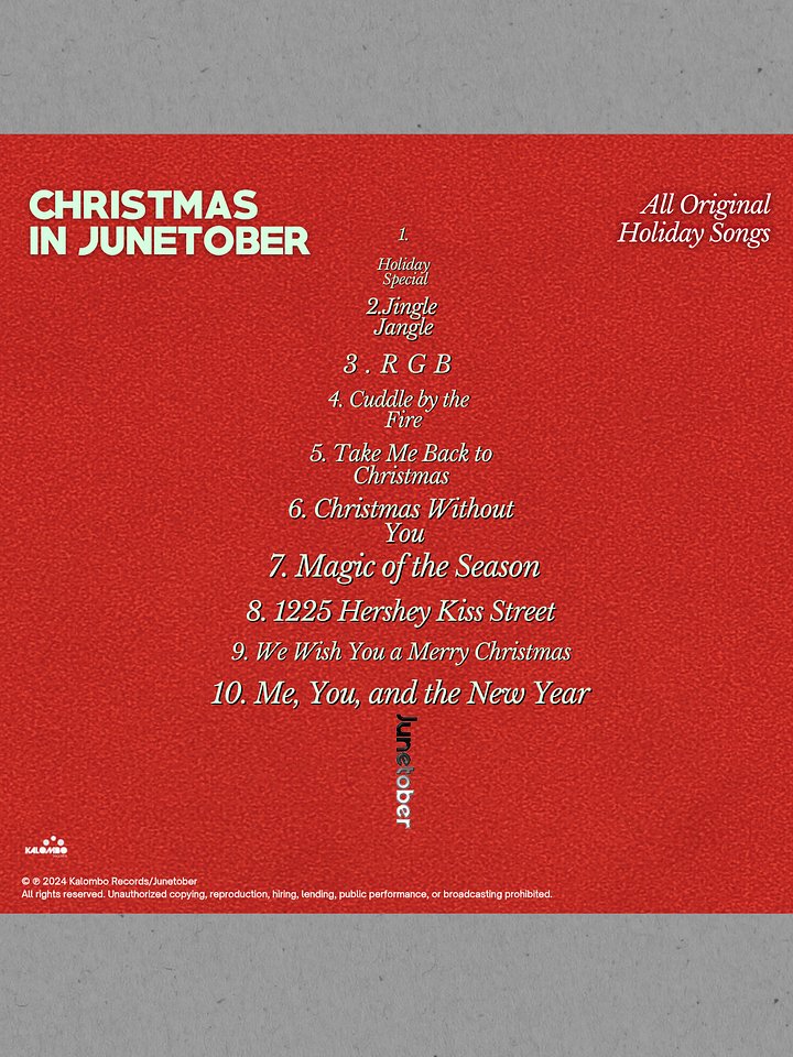 LIMITED EDITION CHRISTMAS IN JUNETOBER CD product image (2)