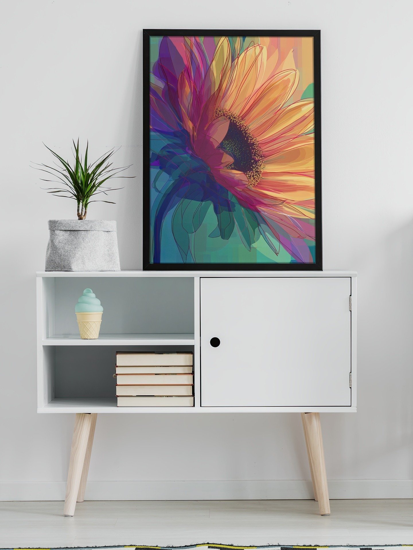Abstract Sunflower Poster product image (1)