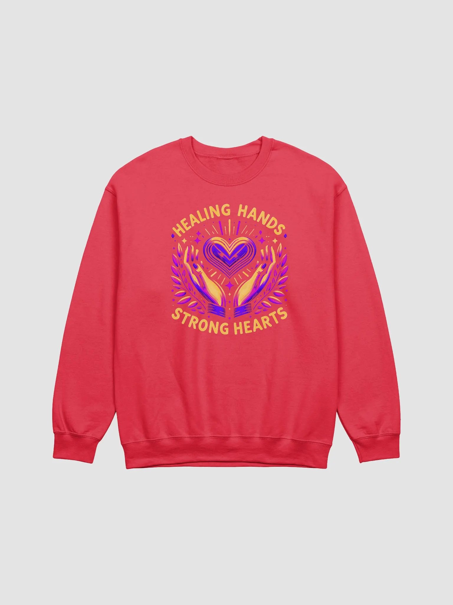 strong hearts ,healing hands sweatshirt product image (1)