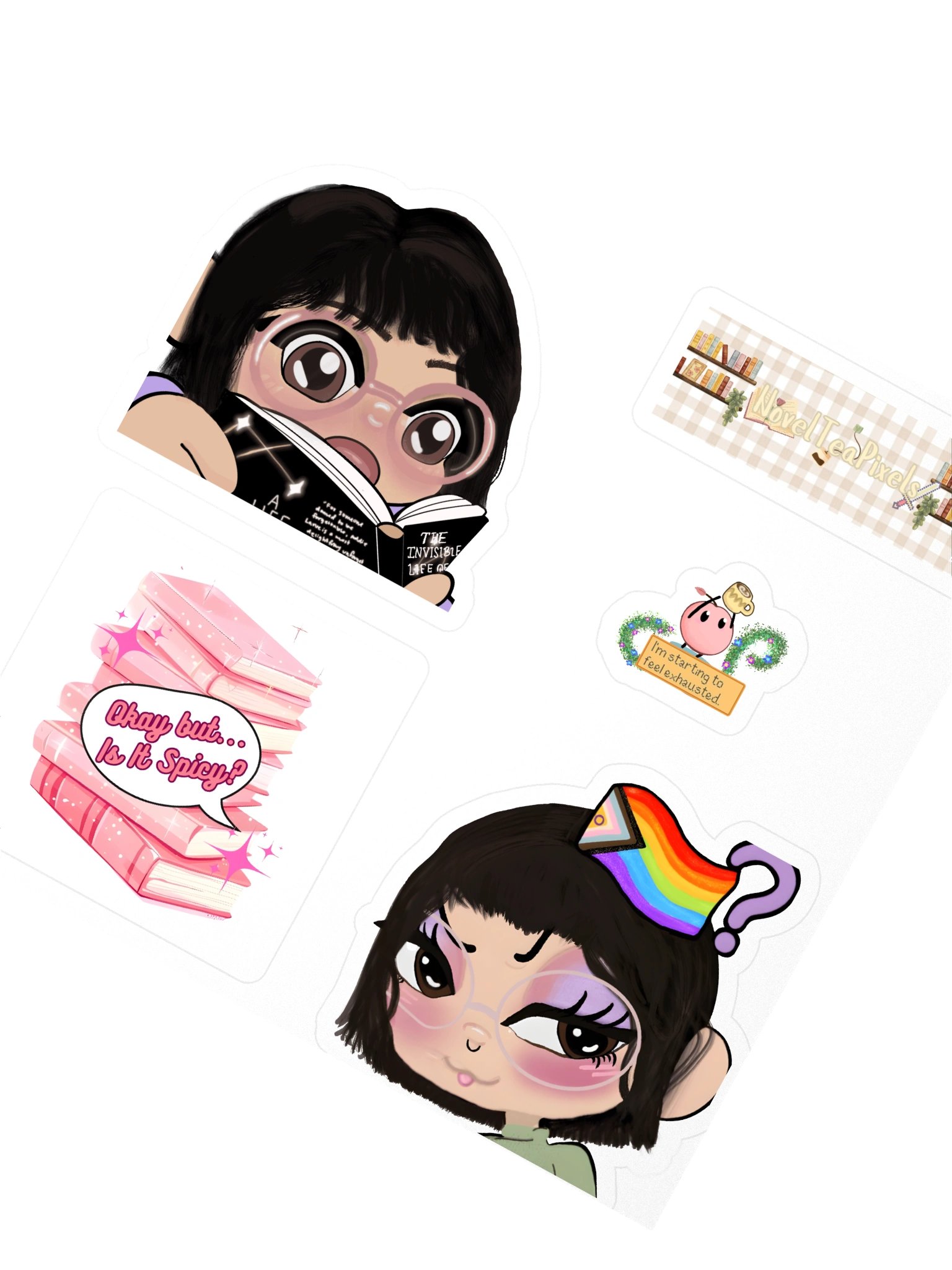 NovelTea Sticker Pack product image (2)