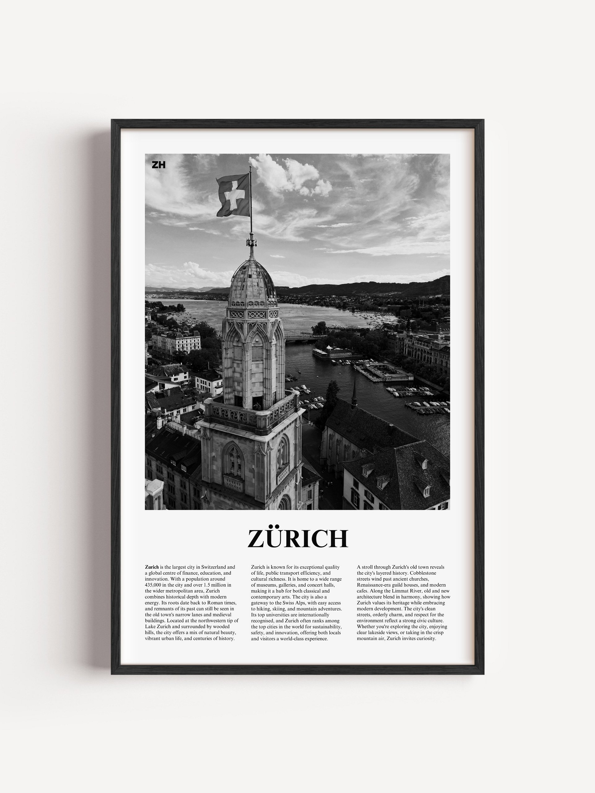 Zurich 01 Newspaper Poster product image (1)