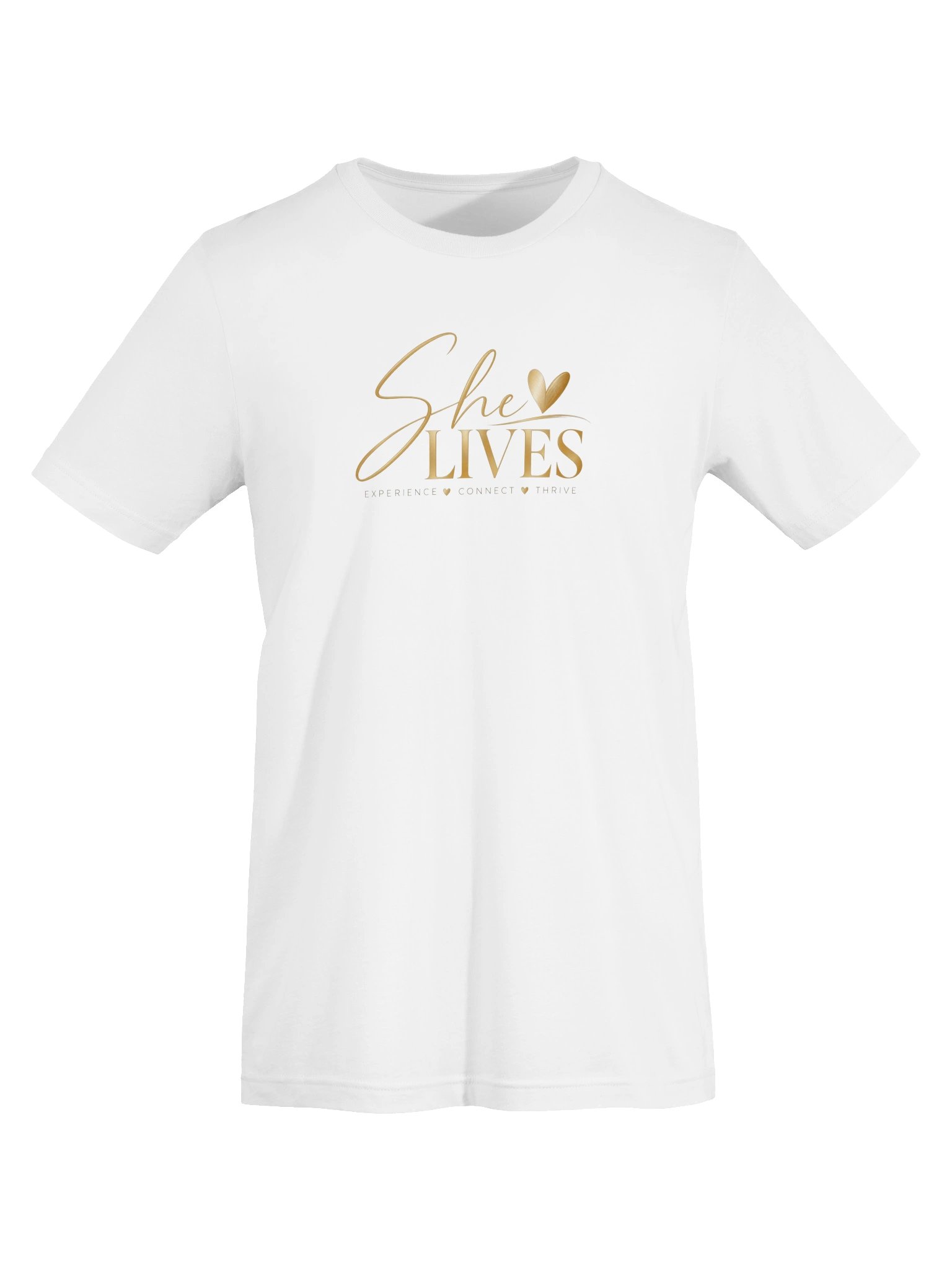 She Lives Gold Logo Tee product image (5)