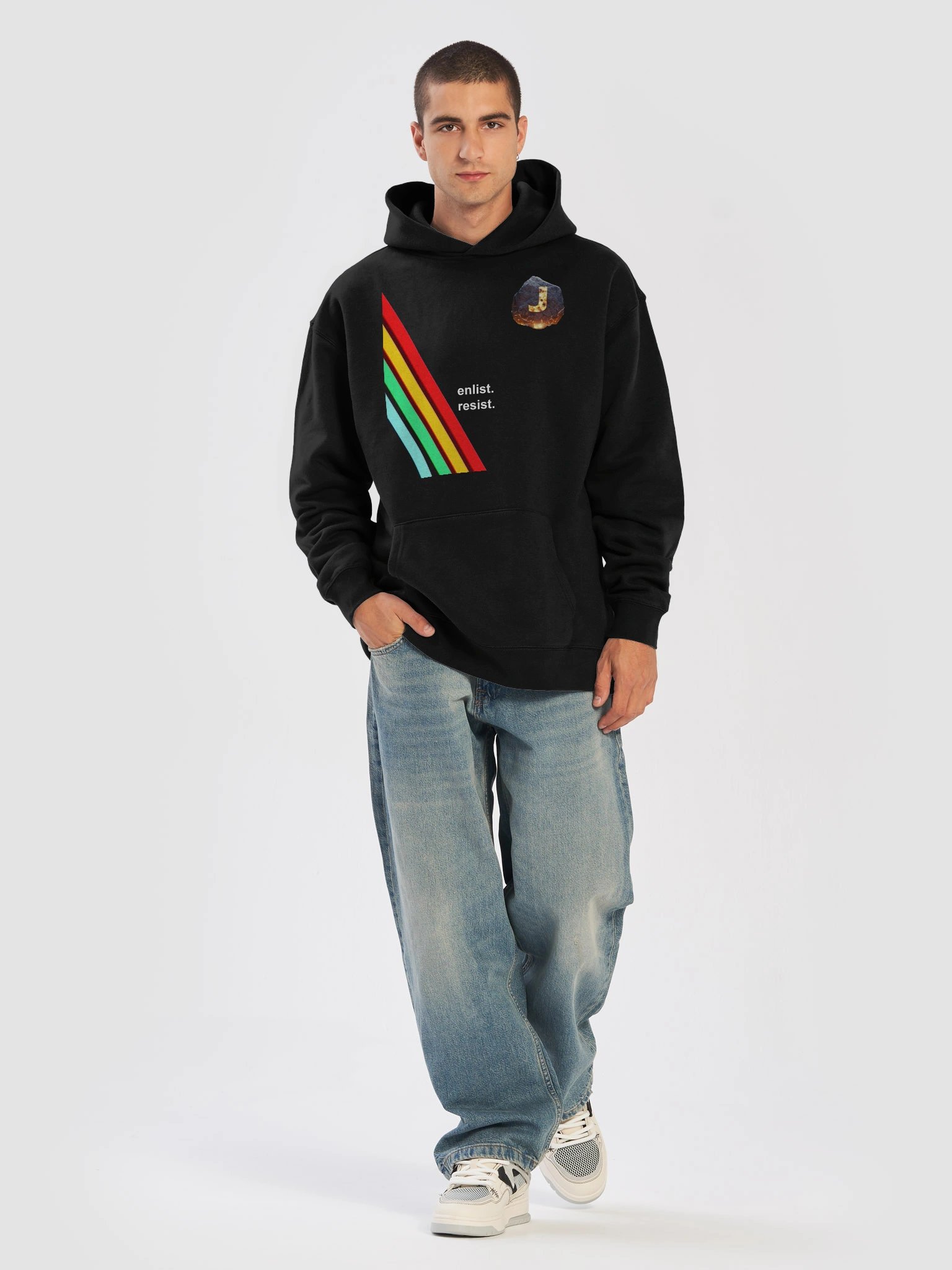 enlist. resist. sweatshirt. product image (5)
