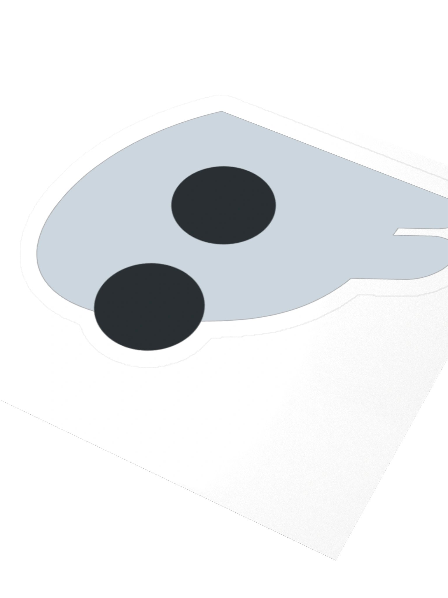 Corrupted Skull Emoji Sticker product image (3)