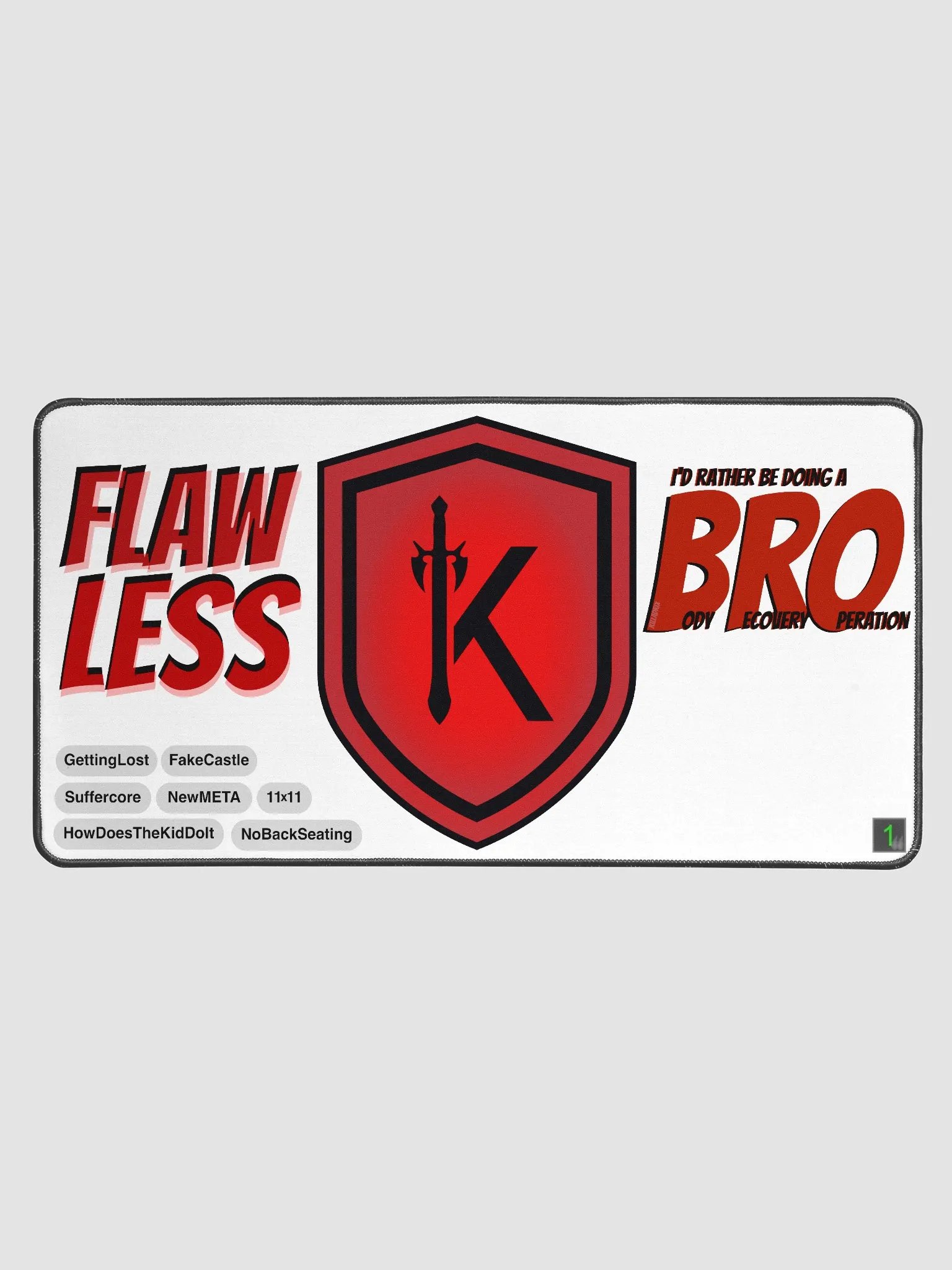 FLAWLESS BRO Tag Mat product image (1)