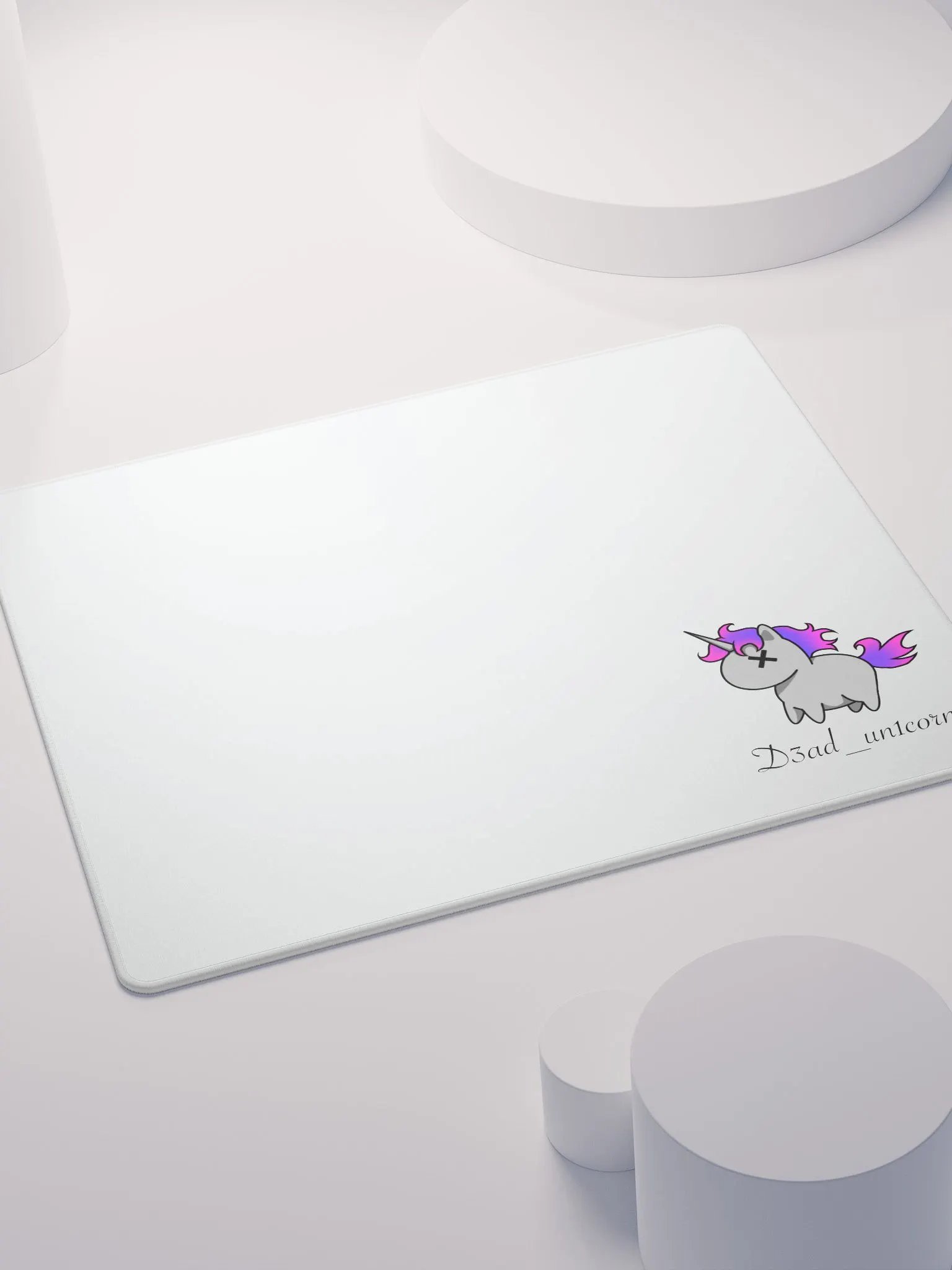 Unicorn logo Gaming Mouse Pad product image (4)
