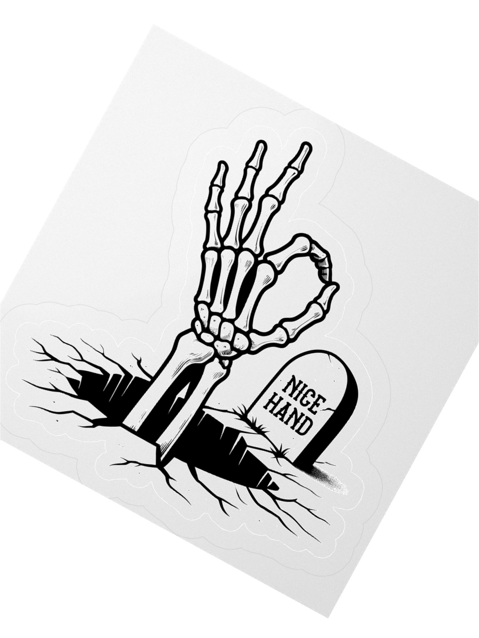 'Nice Hand' Sticker product image (2)