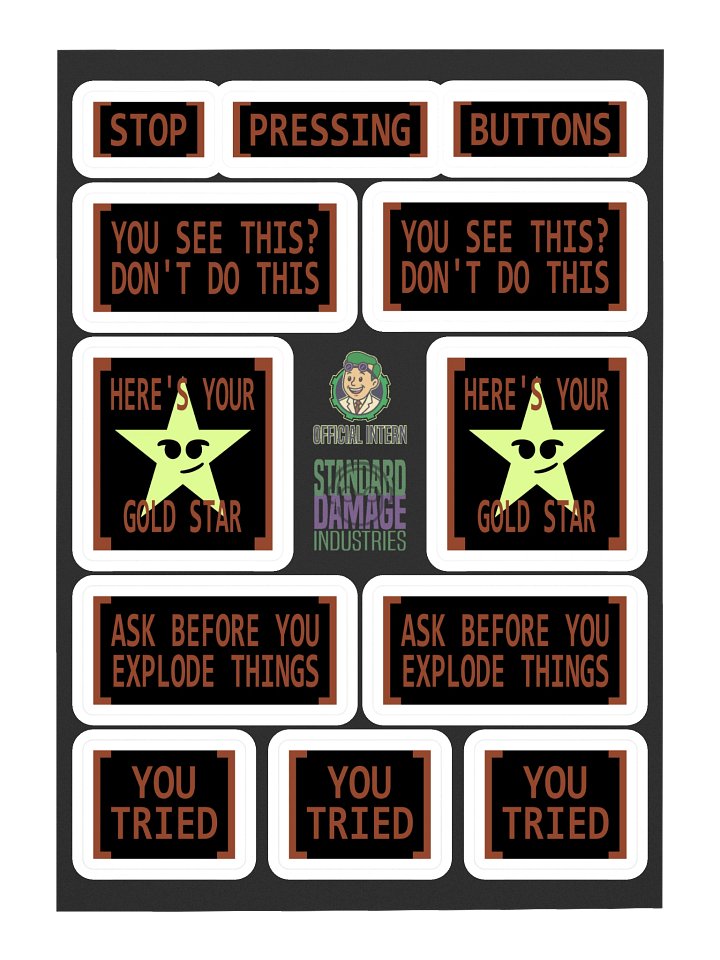 Official Intern Evaluation Stickers product image (1)