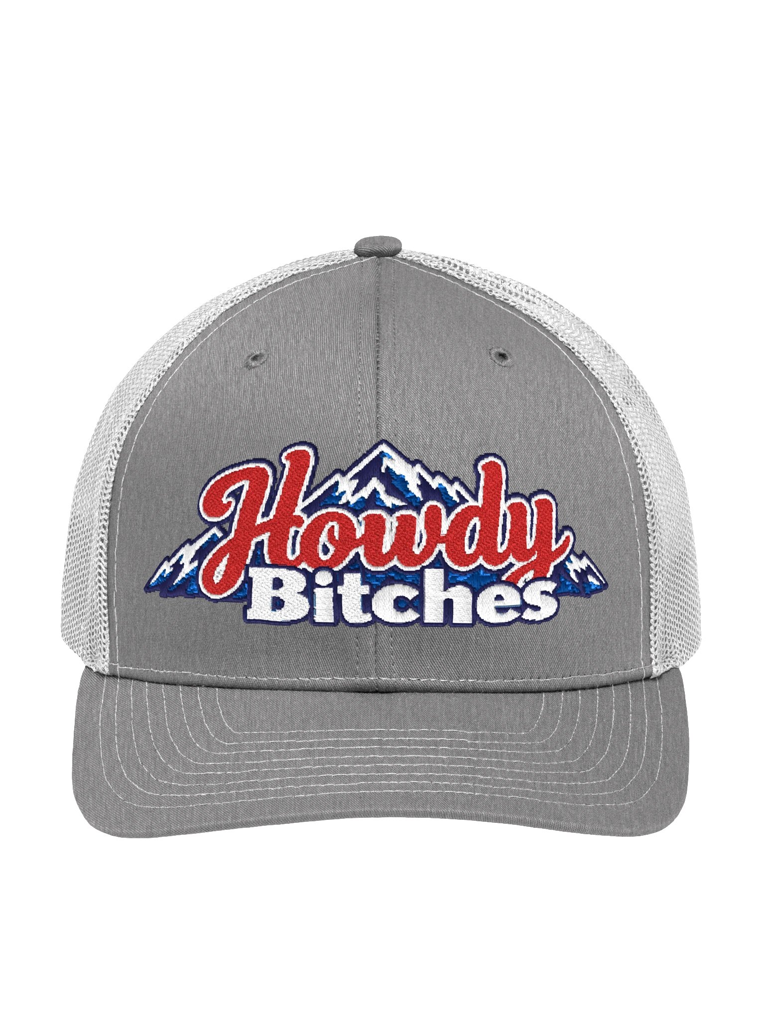 Ashholes Howdy Bitches Mountain Trucker Hat product image (1)
