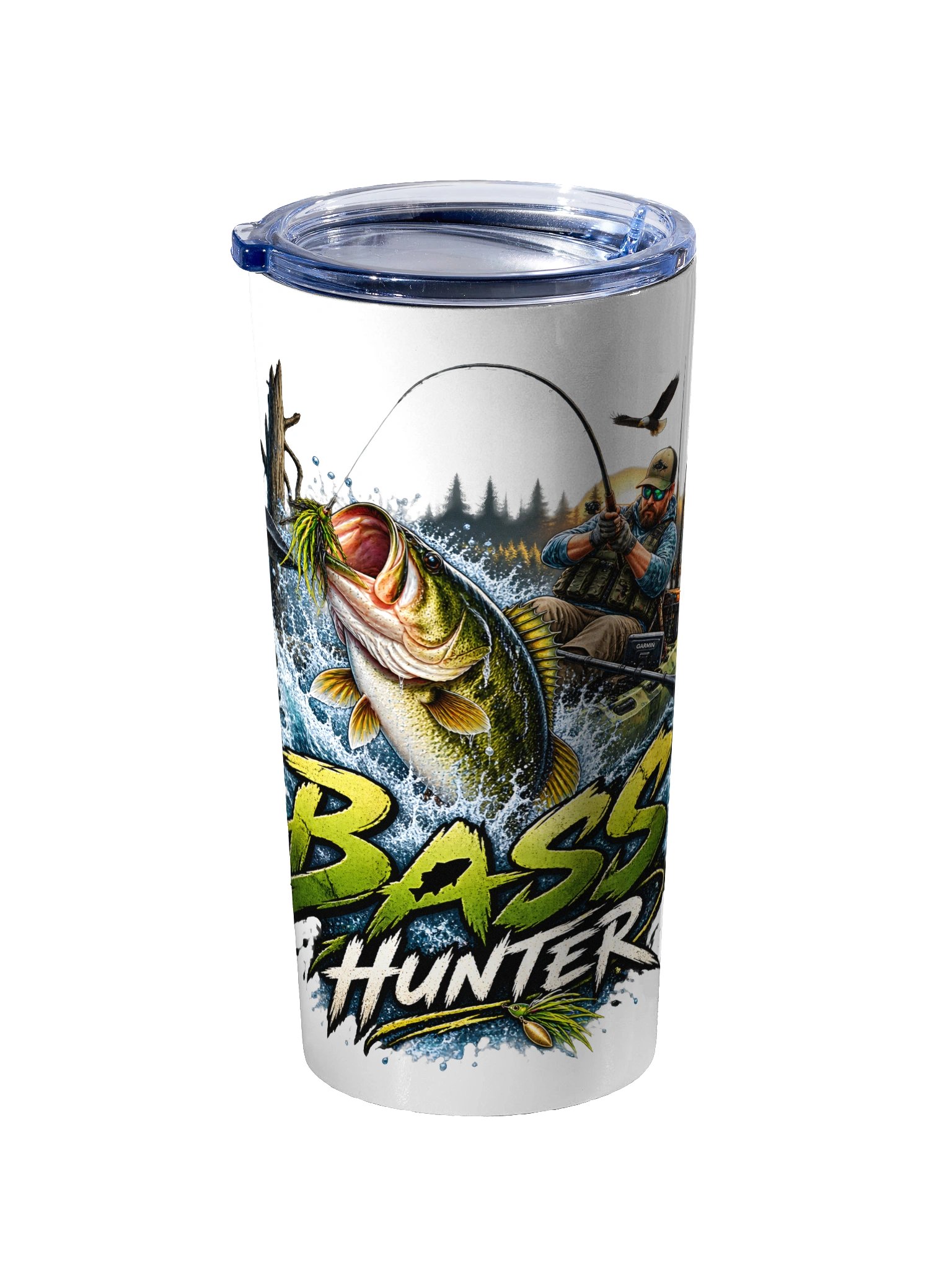 Bass Hunter Fishing Tumbler product image (2)