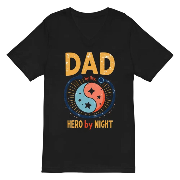 Celestial DAD by Night V-Neck Tee product image (3)