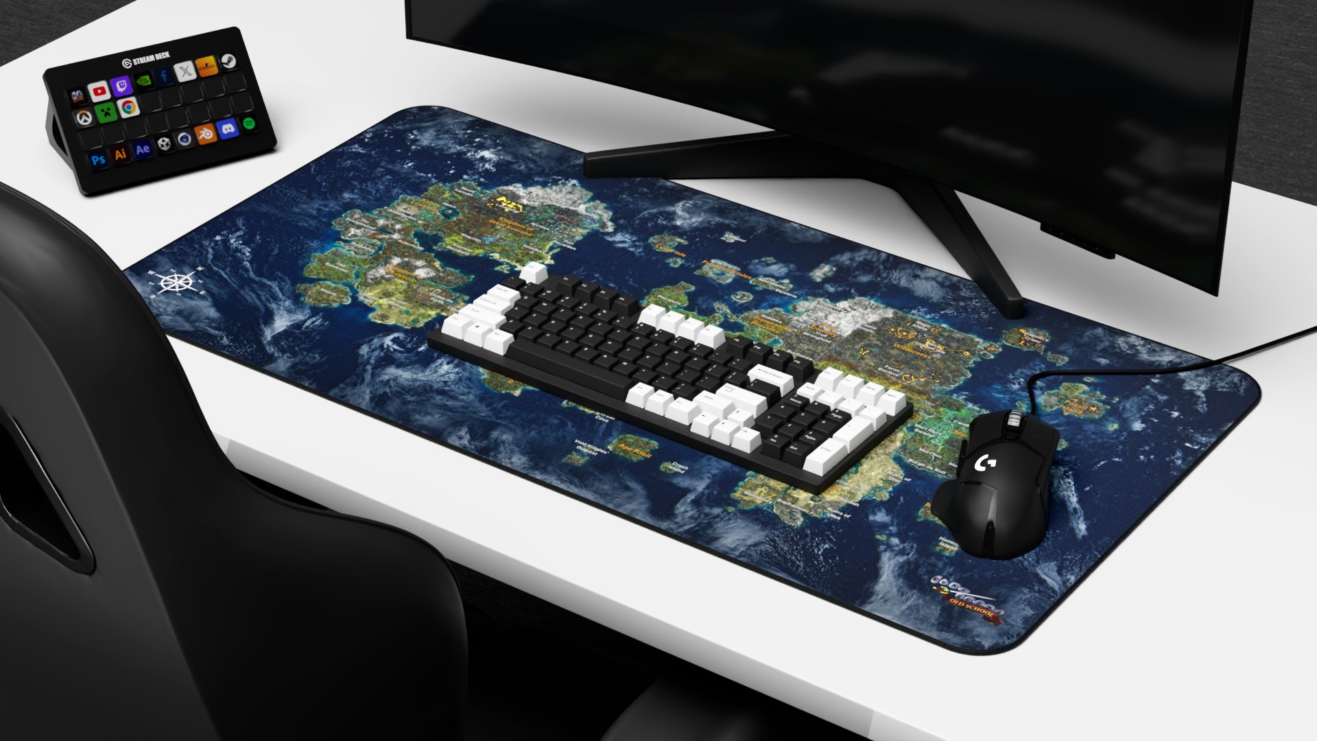 Pre-Sailing Whole World Map Desk Mat product image (5)