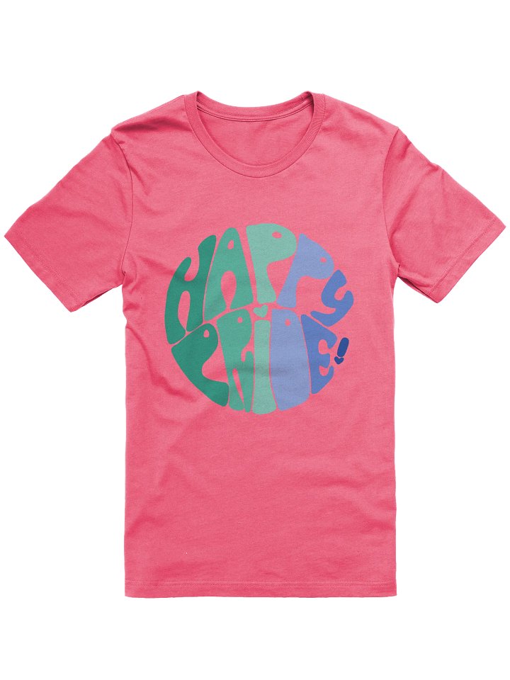 Gay Happy Pride big print tee product image (1)