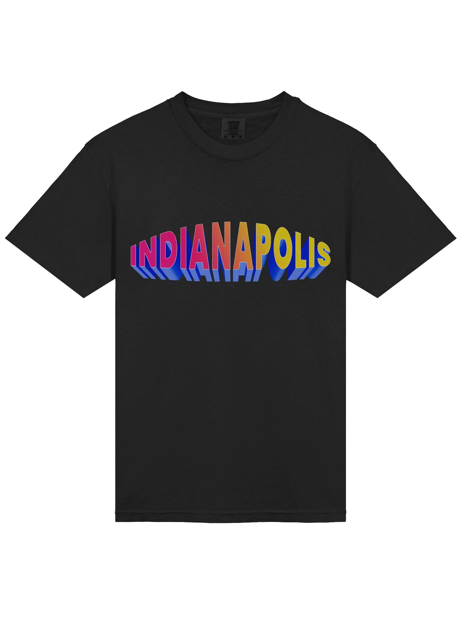 INDIANAPOLIS 3D Gradient Comfort Colors Tee product image (3)