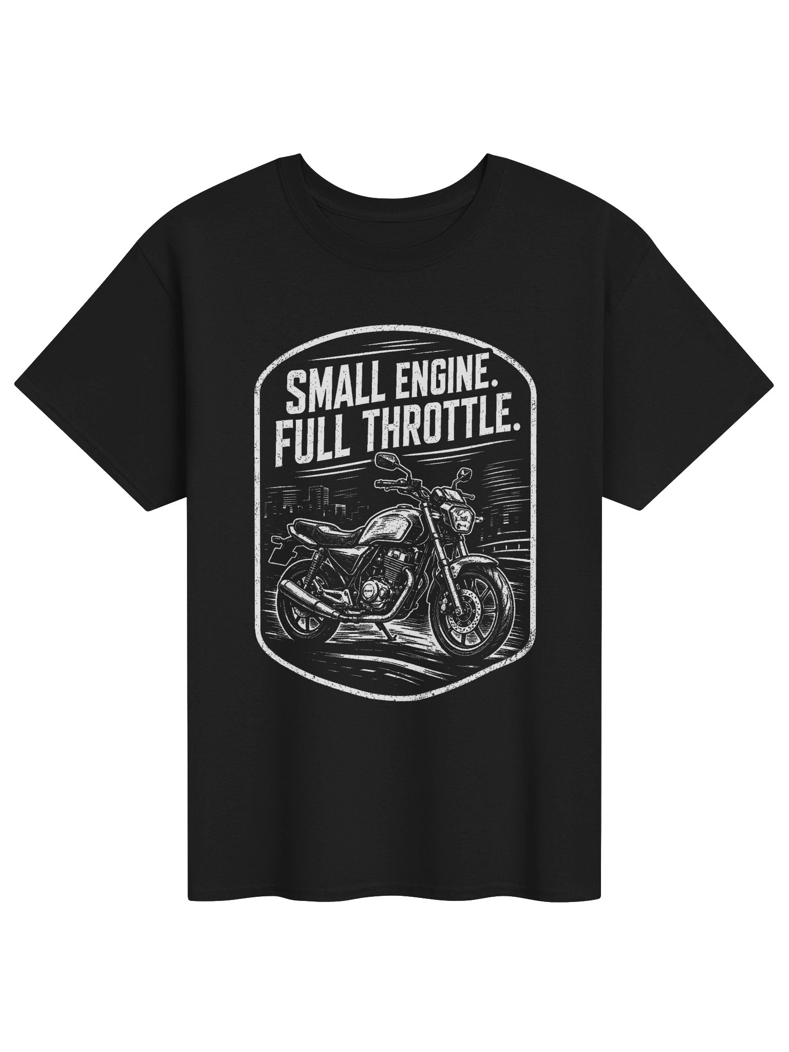 Small Engine Full Throttle Vintage 125cc T-Shirt product image (1)