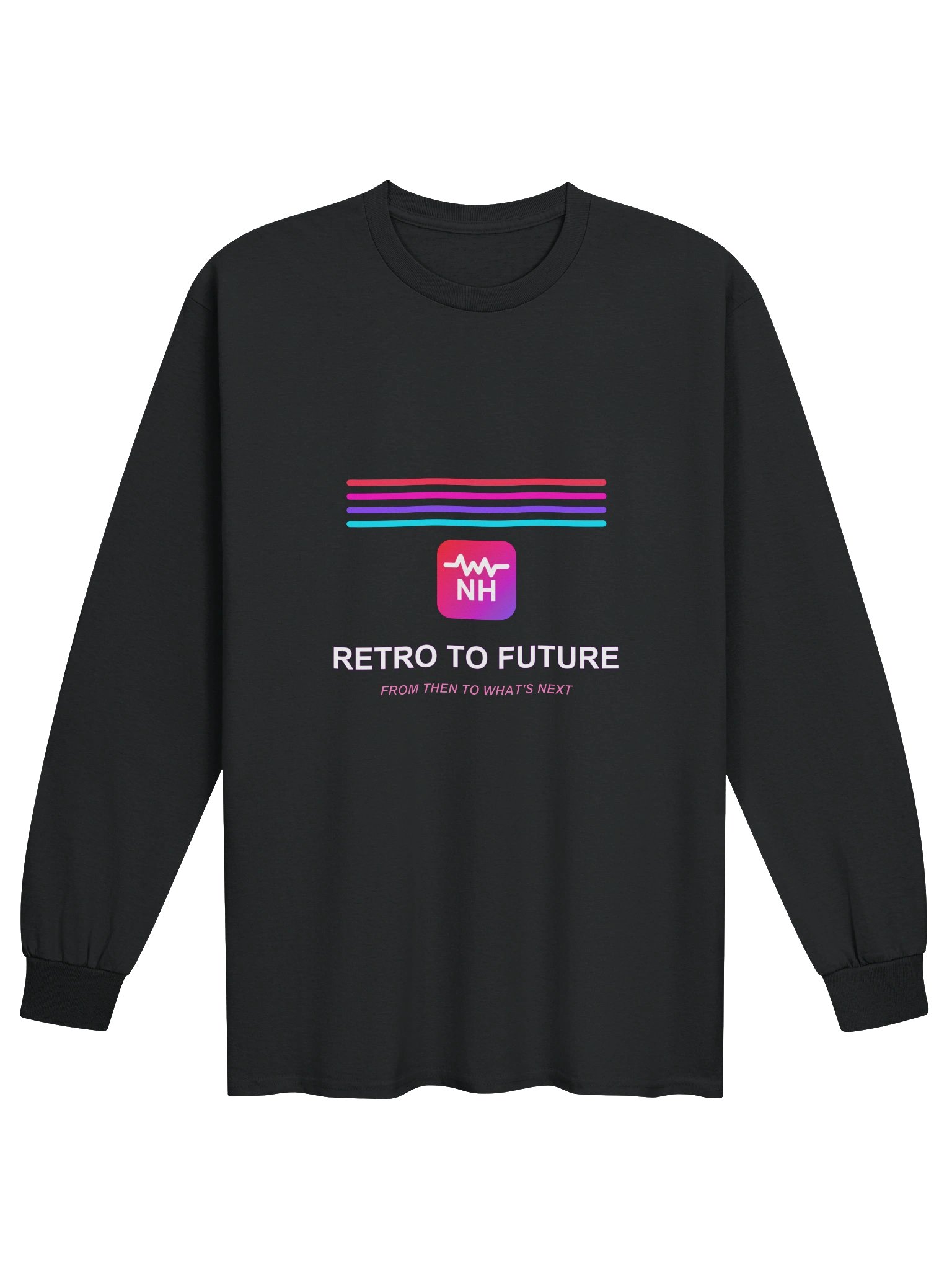 Next Hits Retro to Future Long Sleeve Tee - Gildan product image (1)