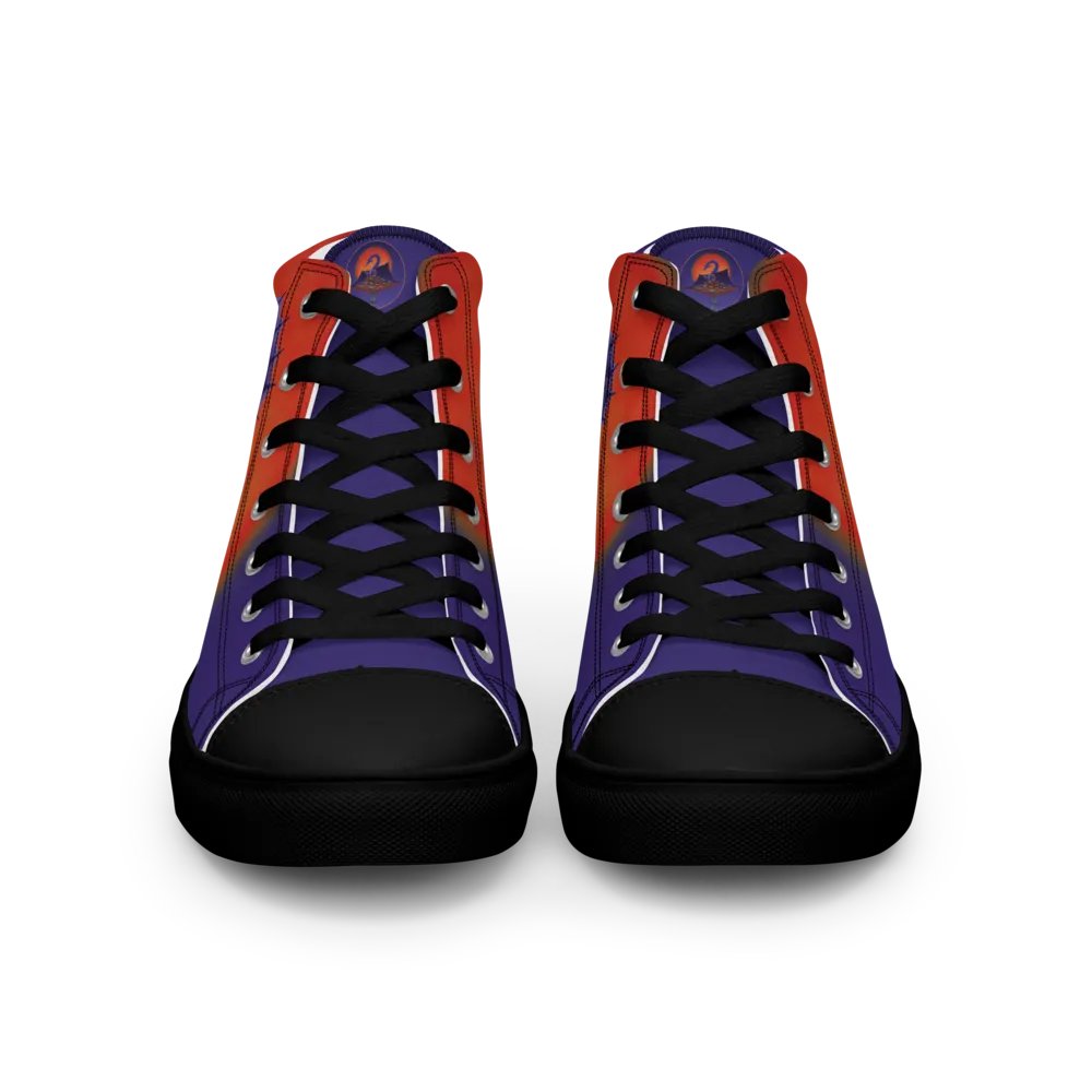 Dragon Sunburst High Top Canvas Shoes product image (3)
