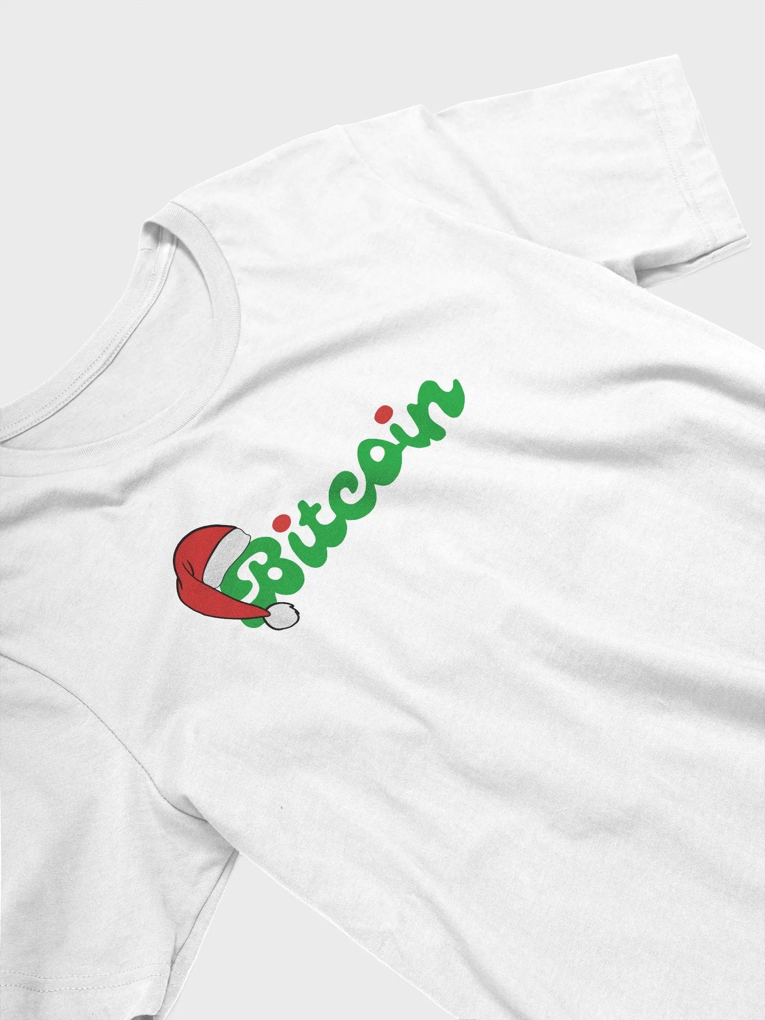 Santa Hat Bitcoin T-Shirt product image (622)