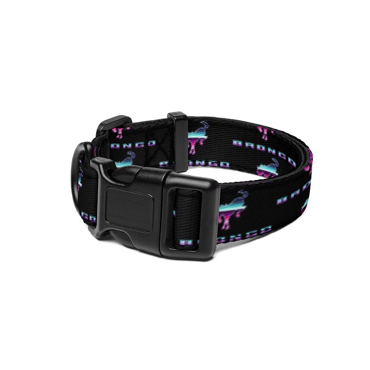 2026 Bronco Beach Bash OBX / Destination Bigfoot Bronco Collab Dog Collar Black (Multiple Sizes Available) product image (2)