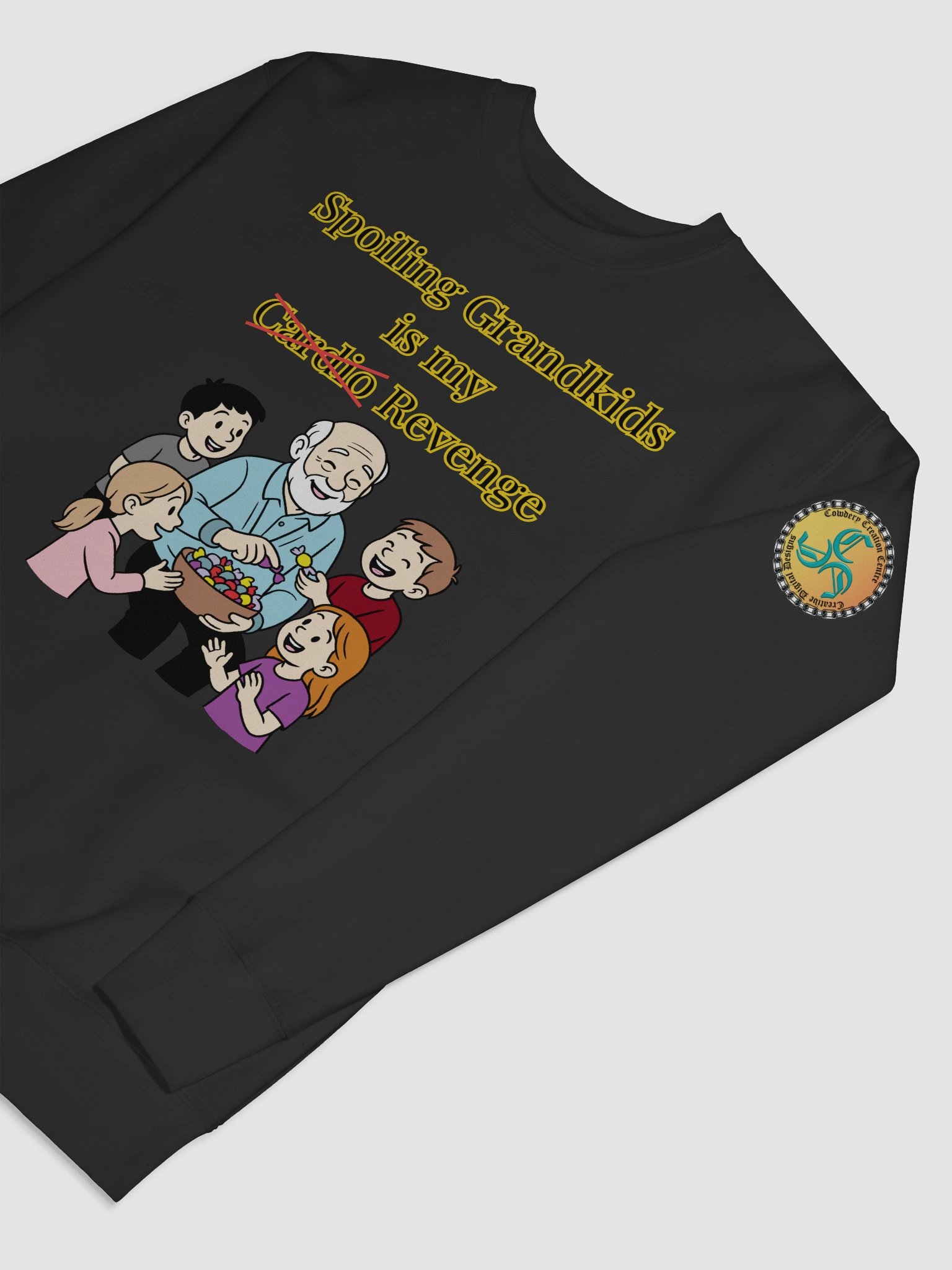 Spoiling Grandkids is my Cardio (Male) Cotton Heritage Premium Sweatshirt product image (7)