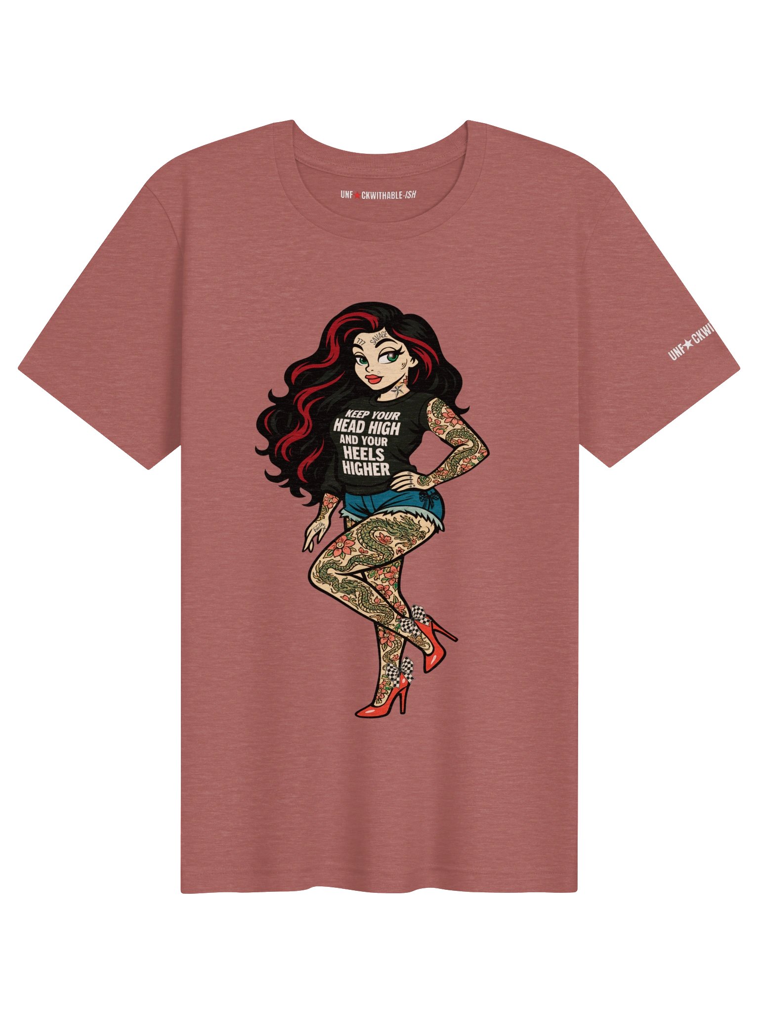 UNF★CKWITHABLE-ISH™ Women's Soft Graphic Classic T-Shirt Skarlitt product image (1)