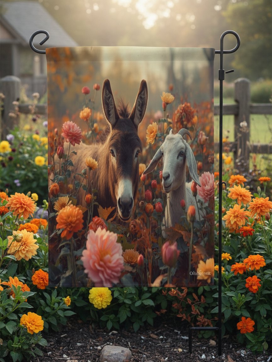 Vibrant Seasons Farm Flag product image (1)